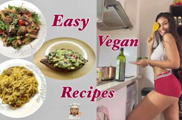 3 Protein Filled Vegan Recipe Ideas  🌱| Easy, Simple and Healthy(-ish) | Cook With Me