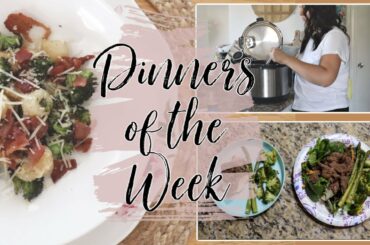 DINNERS OF THE WEEK || HEALTHY & EASY MEAL IDEAS!