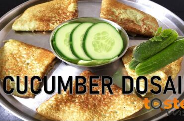CUCUMBER MOONG DAL SAVORY DOSAI | EASY & HEALTHY BREAKFAST RECIPE | SOUTHEKAYI DOSAI | INSTANT DOSAI