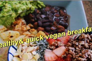 3 HEALTHY & SIMPLE VEGAN BREAKFAST IDEAS!