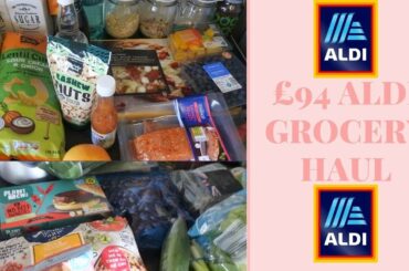 £94 ALDI HAUL | QUARANTINE EDITION | MEAL IDEAS