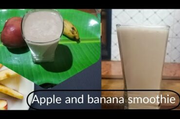 Apple and banana smoothie||healthy breakfast recipe||