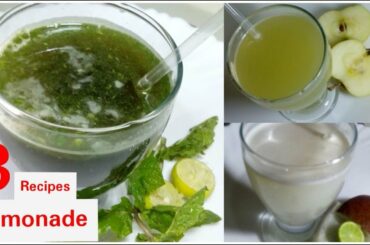 3 Refreshing Lemonade | Lemonade Recipe | How To Make Lemonade at Home | Healthy Food Kitchen
