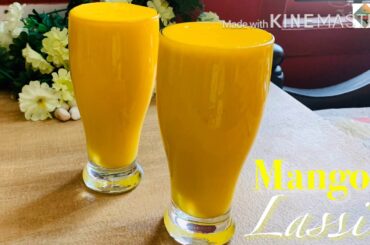 Mango lassi|| healthy tasty summer cool drink||lassi||mango lassi recipe