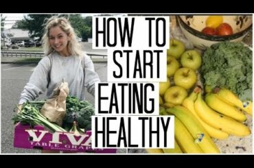How to Start Eating Healthy | Healthy Eating on a Budget | Detoxing Green Juice Recipe