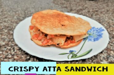 HEALTHY WHOLE WHEAT PAPDI AALU SANDWICH