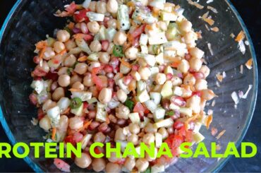 High Protein Chana Salad - Weightloss Recipe Tamil