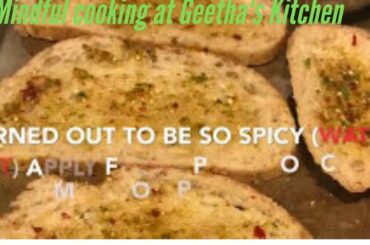 Spicy Sour Dough Bread | Vegan Snack ideas | Easy & Healthy Appetizer | Simple Baked snack | # 24