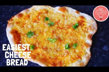 EASIEST CHEESE BREAD RECIPE! How to make thin cheesy bread