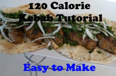 How to make HEALTHY Kebabs! |Low FAT and Calories 120 Each!| {EASY Steps} (Armenian Style)