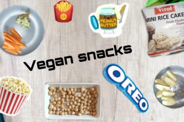 Vegan snack ideas! (Quick/Easy and Healthy recipes)
