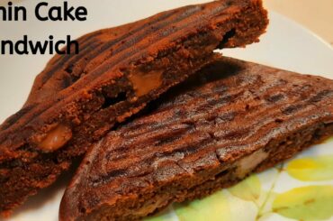 2 min cake Sandwich | 2-ingredient Recipe | quick and easy recipe | Tiffin Triangle