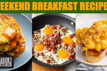 My go-to weekend breakfast recipes...inc. my BEST scrambled eggs ☀️☀️☀️
