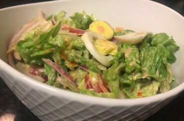 HEALTHY DINNER OR LUNCH|SPICY EGG SALAD| SO EASY TO MAKE| LOCKDOWN EASY RECIPE| 5 MINS ONLY