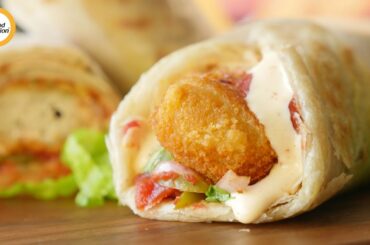 Chicken Nuggets Paratha Roll Recipe By Food Fusion (Ramzan Special)