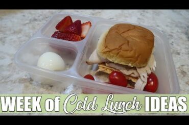 What's for Lunch? | Cold Lunch Ideas Made at Home | April 2020