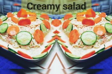 Iftar Special Recipe Creamy Salad | Easy & Quick Creamy Salad | Healthy & Tasty Salad
