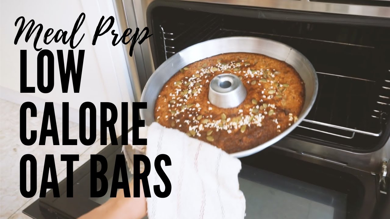 MEAL PREP LOW CALORIE OAT BARS WITH ME (NO FLOUR NEEDED) | Lazy Girls Guide to Baking + Gluten Free MEAL PREP LOW CALORIE OAT BARS WITH ME (NO FLOUR NEEDED) | Lazy Girls Guide to Baking + Gluten Free