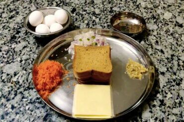 Bread Toast || Kids Healthy & Tasty || #Bread #Carrot #Egg