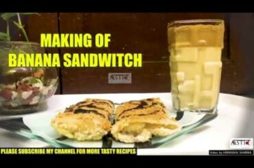 Elvis Presley's Favourite Banana Bliss healthy Breakfast Sandwich Home Recipe during lockdown