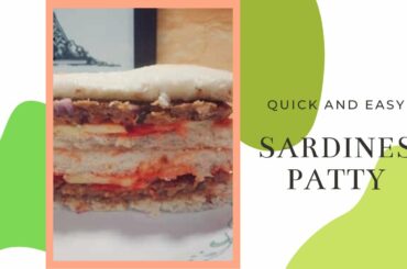 Sardines Patty Pinoy Recipe - The Best Healthy Snack