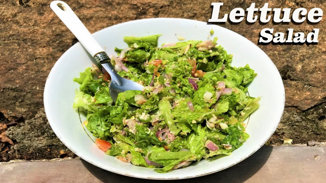 Lettuce Salad Recipe – How To Make Quick & Easy Lettuce Salad – Healthy Salad Recipe Lettuce Salad Recipe - How To Make Quick & Easy Lettuce Salad - Healthy Salad Recipe