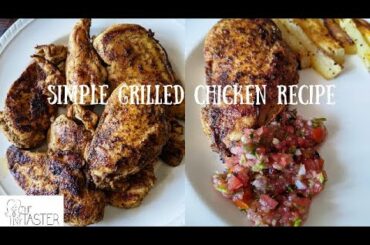 Grilled Chicken Recipe | The Tiny Taster | #StayHome And Cook #WithMe | Healthy Grilled Chicken