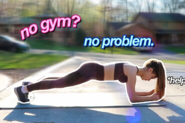 working out & eating healthy for a week... *quarantine edition*