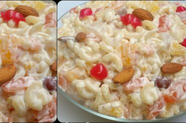 Macaroni Fruit Salad - Ramadan 2020 Recipe - Cooking With Samra
