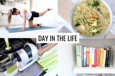 DAY IN THE LIFE AT HOME | What I’m Doing, Healthy Food & Staying Positive | Annie Jaffrey