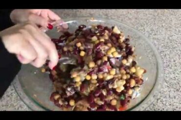 Chana Chaat | Chana and Lobia Chaat | 3 Beans Salad | Iftar Recipes | Healthy snacks Recipe