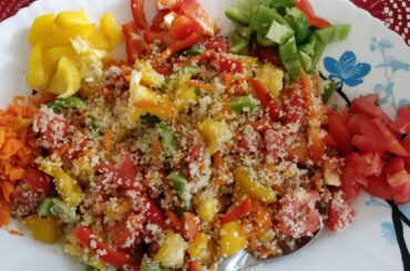 Couscous Salad Recipe | How to make Couscous Salad - Healthy & Refreshing Summer Salad