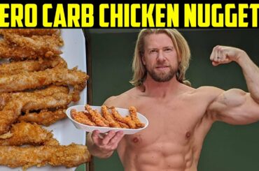 Homemade Chicken McNuggets Pork Rinds Recipe!! (High Protein, Low Fat, Zero Carb)