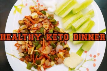 Healthy keto dinner / ketogenic diet for healthy weight loss (visible changes in just two weeks)