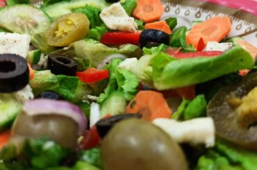 Healthy salad l 🥗 l olive salad l veg salad l Sony's Kitchen