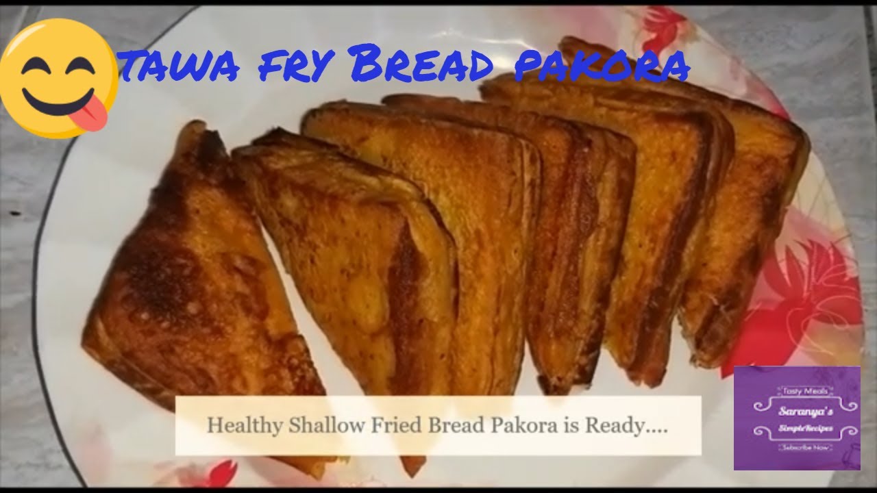Healthy Bread Pakora/Simple BreadPakoda in Tawa/aloo stuffed breadpakora/Shallow Fried./healthySnack Healthy Bread Pakora/Simple BreadPakoda in Tawa/aloo stuffed breadpakora/Shallow Fried./healthySnack
