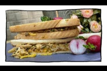 Ramazan Special : HEALTHY CHICKEN SANDWICH | Easy & Healthy Iftar Snack | Easy Chicken Snack