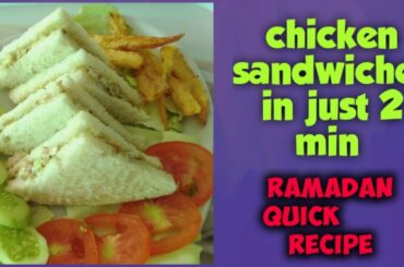Ramadan Special | Cold Chicken Sandwiches in 2 min |Quick Recipe | Easy Cooking with Ayesha