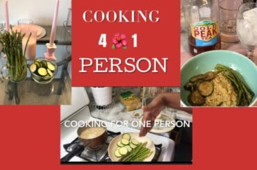 ✨HEALTHY DINNER ~|~ COOKING FOR ONE PERSON