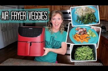 EASY AIR FRYER RECIPES WITH VEGGIES | HEALTHY & FAST COOK WITH ME | FRUGAL FIT MOM FOOD