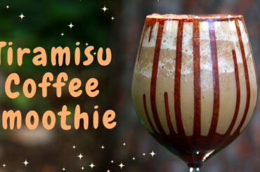 Tiramisu Coffee Smoothie | Breakfast Smoothie | Healthy Meal Replacement | Coffee Smoothie Recipe