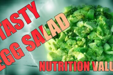 Egg Protein Salad. Healthy Tasty Salad Recipe. Egg (By Sports Nutritionist)
