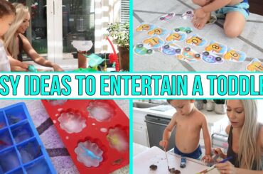 IDEAS TO ENTERTAIN A TODDLER DURING QUARANTINE! / Weekly Vlog