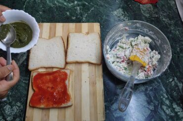 चटपटा और स्वादिष्ठ - Vegetable Sandwich - Archana's Cooking
