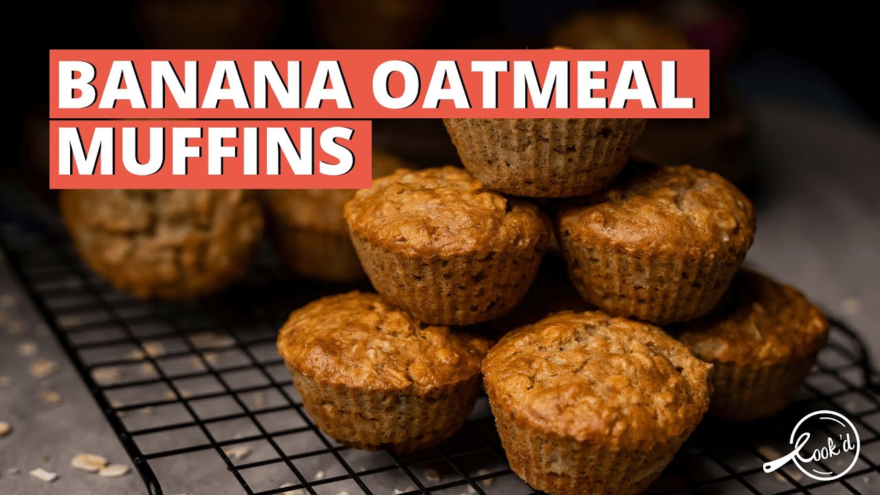 How to Bake Banana Oatmeal Muffins | Healthy Banana Muffins | Kids Special Recipes | Cookd How to Bake Banana Oatmeal Muffins | Healthy Banana Muffins | Kids Special Recipes | Cookd