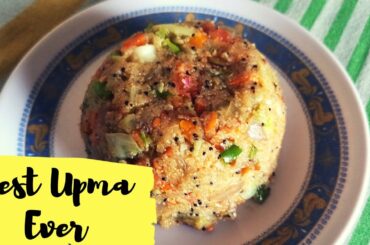 Best Vegetable Upma Recipe | स्वादिष्ट सूजी उपमा | Rawa Upma | Healthy Breakfast Recipe