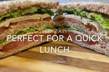 Vegetarian Ham Sandwich | Quorn Sandwich | Easy Sandwich Recipes | Healthy Sandwiches
