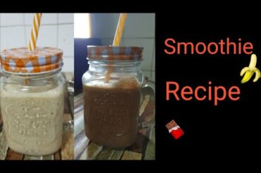 Banana ,oats smoothie|chocolate, peanut butter,banana smoothie recipe for weight loss|ramadan recipe