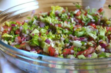 IT'S EASY PEASY,  Make a Healthy Moroccan Salad by yourself.