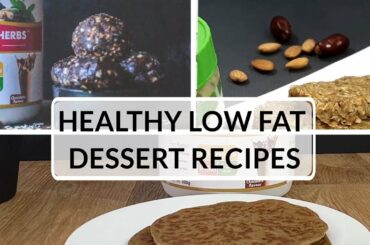 Healthy Low Fat Dessert Recipes | Homemade Easy & Quick Desserts | OZiva TV